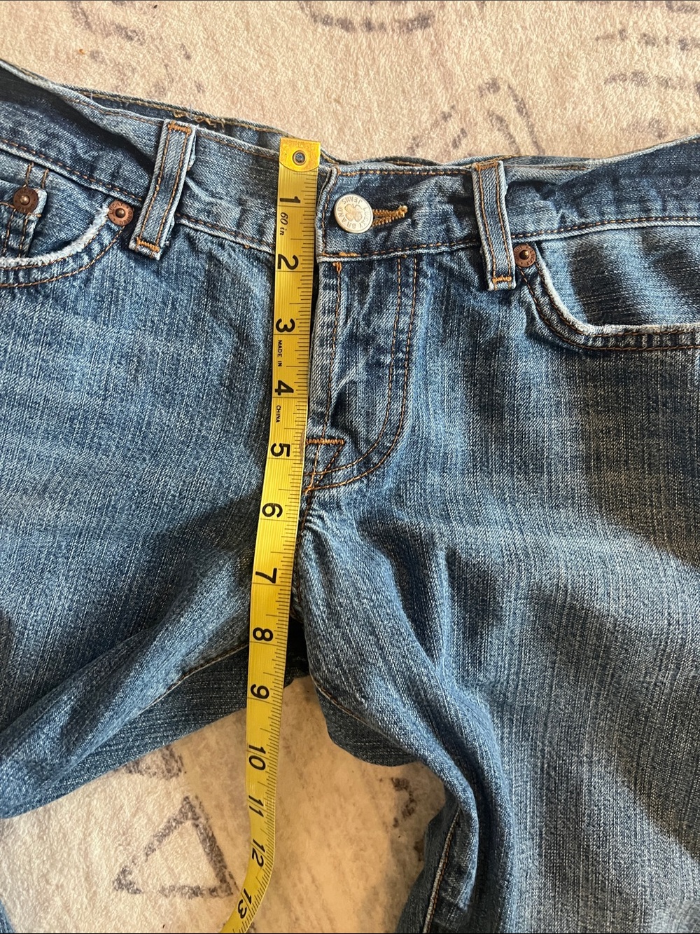 Lucky Brand Women's Dark Blue Straight-Leg Jeans - Picture 6 of 10
